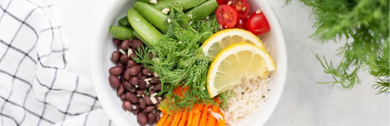 Black Bean & Veggie Rice Bowl