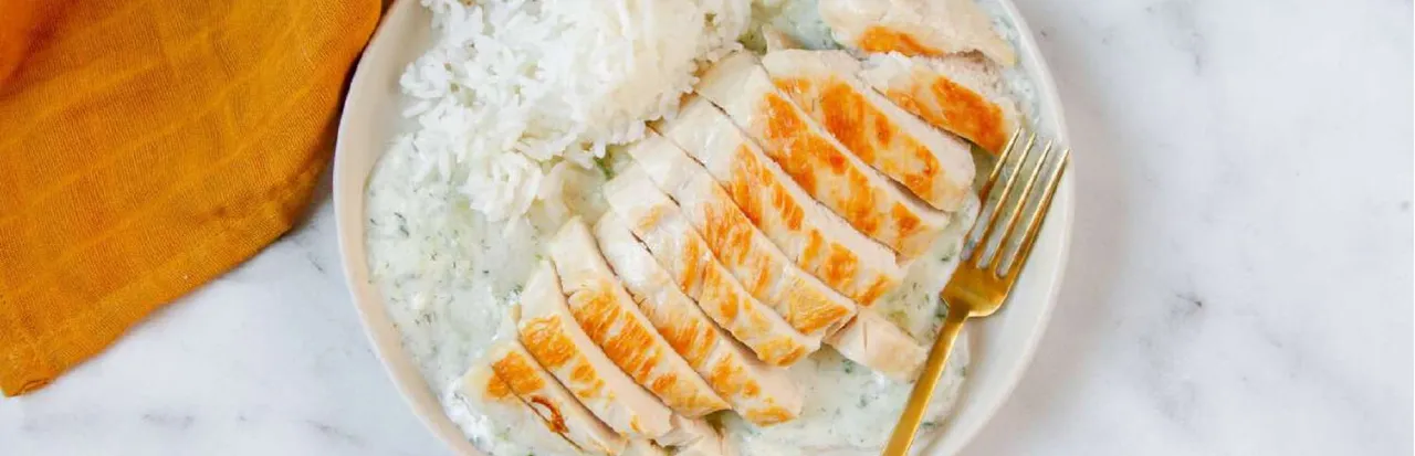 Chicken, Tzatziki & Rice