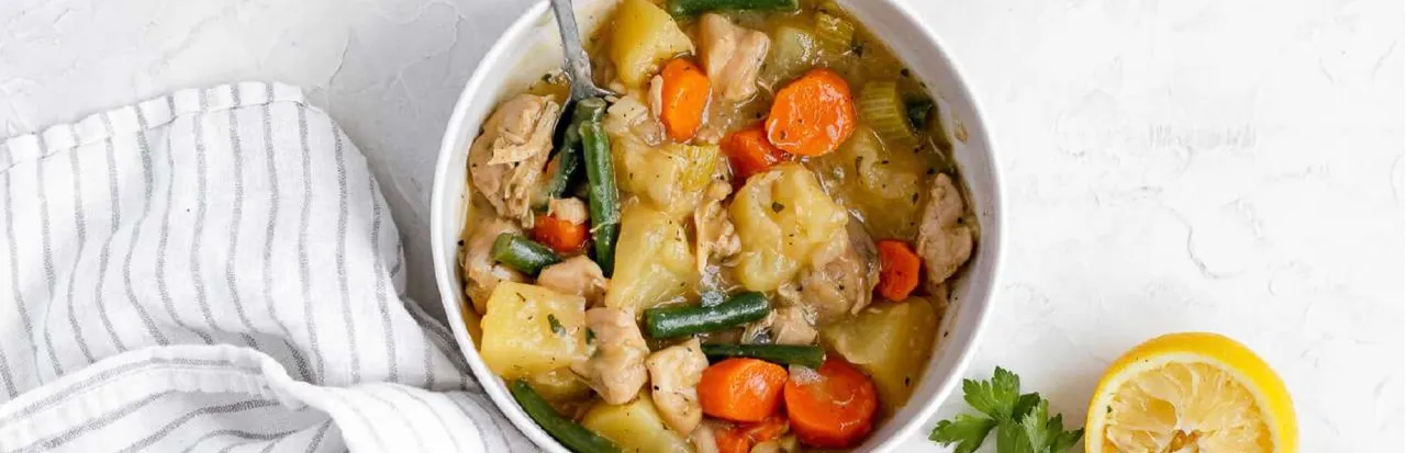 Clear Veggie-Chicken Soup