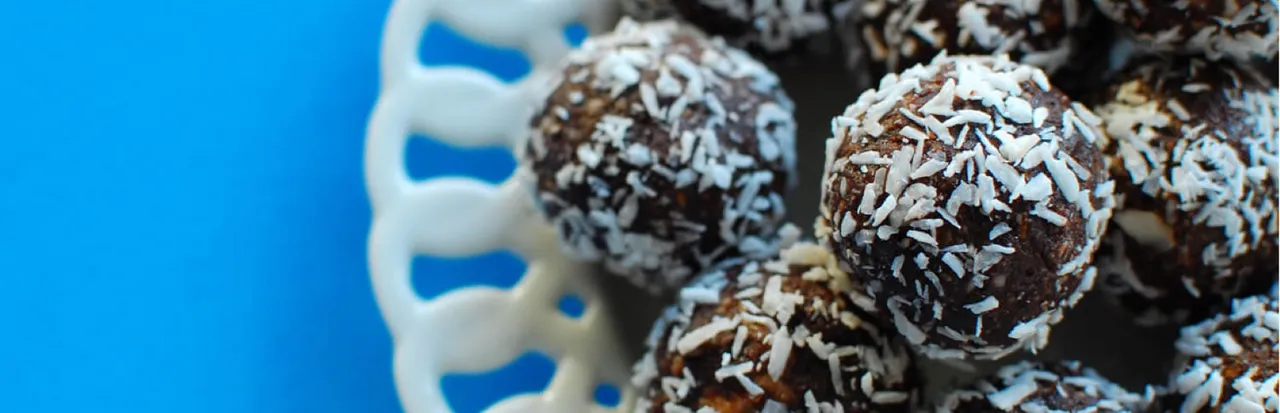Coconut Brownie Bites