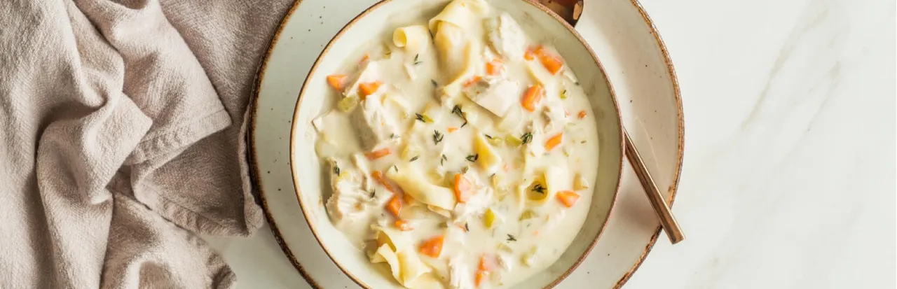 Creamy Chicken Noodle Soup