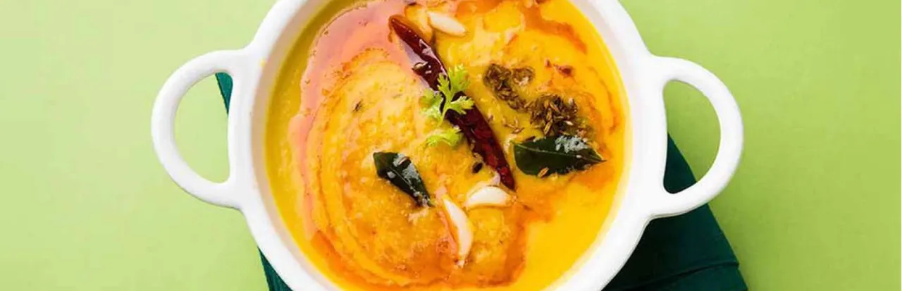 Dal fry With Rice