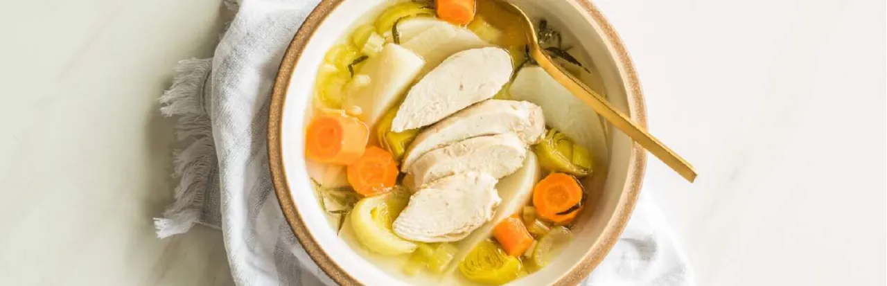Easy Chicken & Veggie Soup