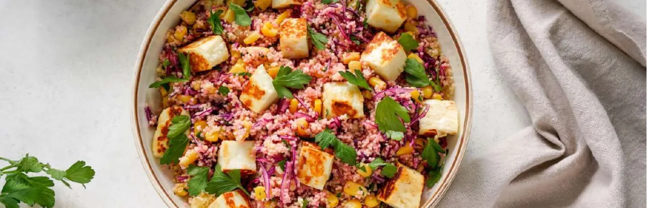 Lemony Quinoa & Paneer Bowl