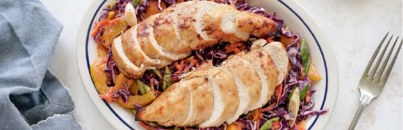 Miso Chicken Crunch Salad