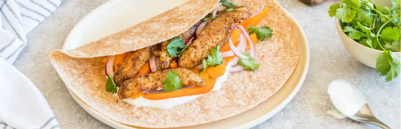 Turkey Shawarma Wrap