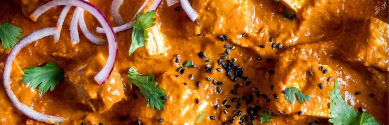 Veggie & paneer Curry with Rice